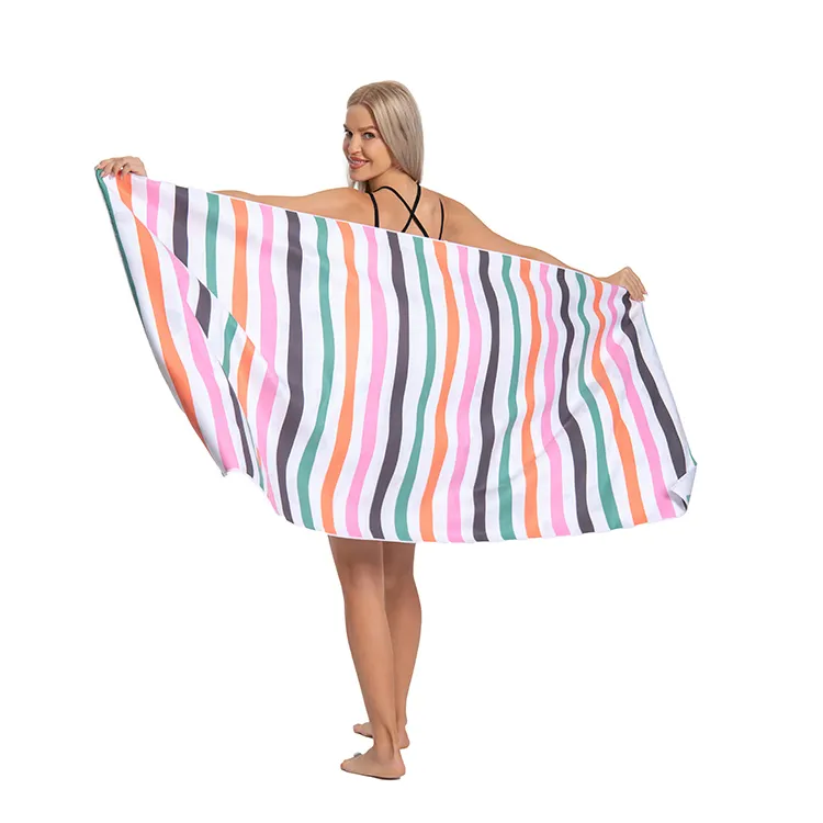 PRET мягкие настраиваемые персонализированные очень большие пляжные полотенца пляжное полотенце двухсторонний набор
