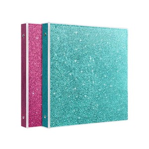 Tùy chỉnh trình bày 1 inch 3 lỗ Vòng chất kết dính bao gồm văn phòng long lanh 1-inch 3 vòng chất kết dính với 2 túi nội thất - Product Image 1