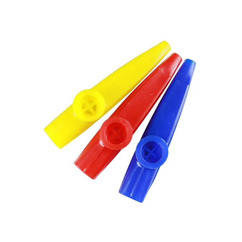 เครื่องดนตรีประเภท kazoo นกหวีดคาซูหลากสีสำหรับเด็กเครื่องดนตรีของเล่นขลุ่ยคาซูแบบกำหนดเอง