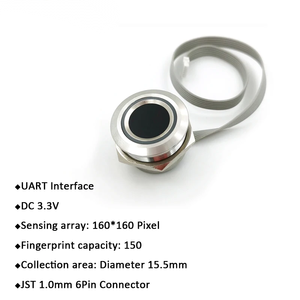 R503S RGB-Ring-LED-Steuerung DC 3,3 V SH 1, 0-6Pin 150 Kapazität Kapazitives Finger abdruck modul Sensors canner Für Arduino