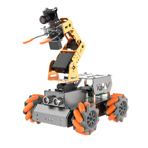 Hiwonder MasterPi AI Vision braccio Robot con ruote Mecanum supporto auto evitamento ostacoli, smistamento, OpenCV per Raspberry Pi 5 - Product Image 1