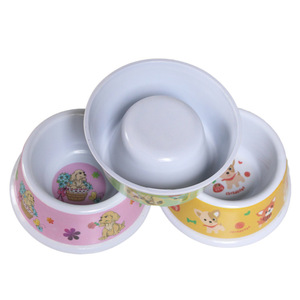 定制彩色圆形宠物碗定制印刷圆形陶瓷宠物碗适合小狗 - Product Image 3