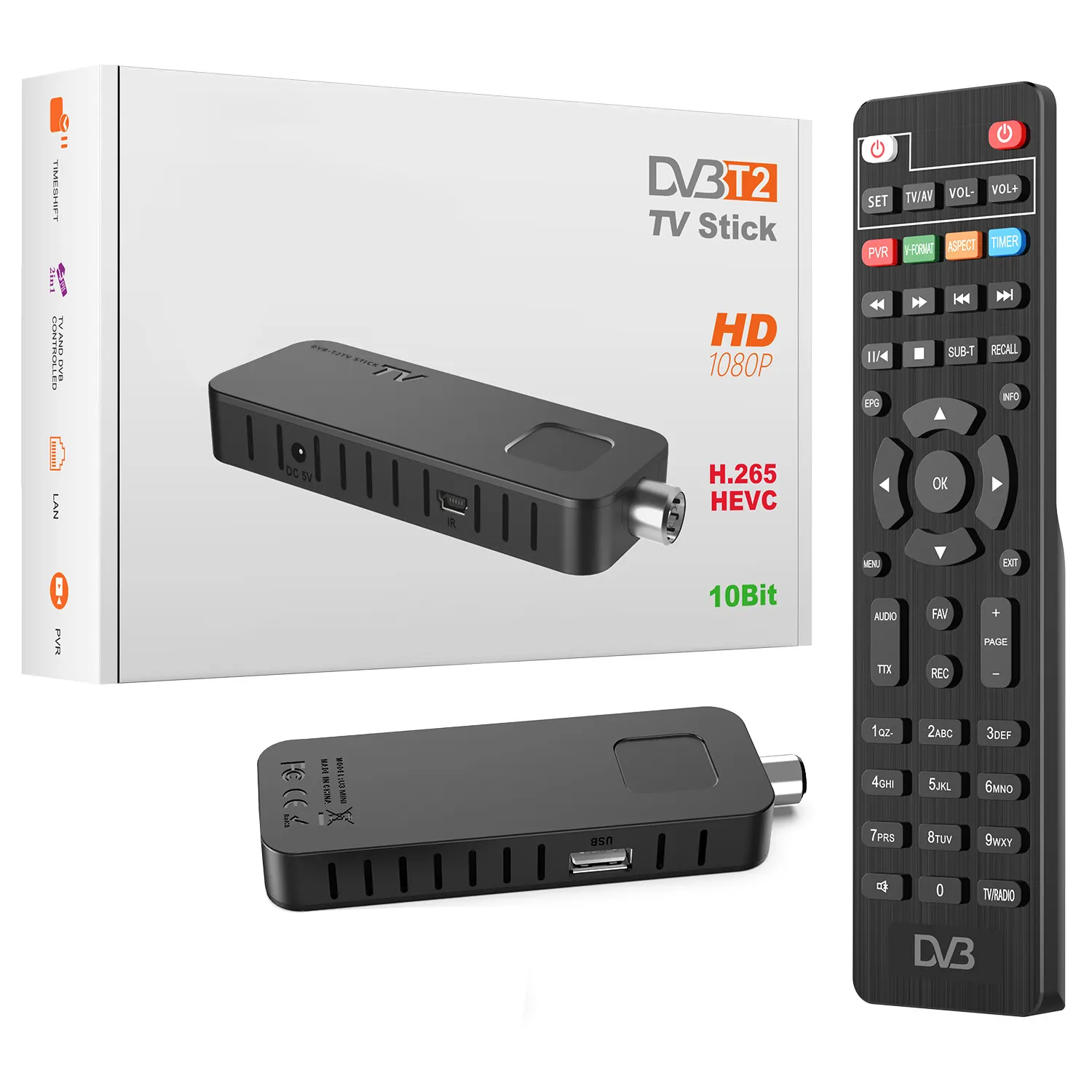 Decodificador más barato a precio de fábrica compatible con Wifi Megogo HDTV Fta Full Hd H265 Dvb T2 SINTONIZADOR DE Tv STB Scart TV BOX DE LA CAJA DE LA TV DE LA DVB-T2