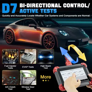 XTOOL All tüm sistem araba teşhis araçları çift yönlü tarayıcı ECU kodlama anahtar programcı 38 + hizmetler CANFD fonksiyonları PK D7S ekleyin