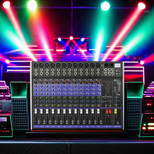 プロフェッショナル12チャンネルオーディオミキサーコンソールサウンドエフェクターシグナルプロセッサdjコントローラー/オーディオコンソールミキサー会議BX12