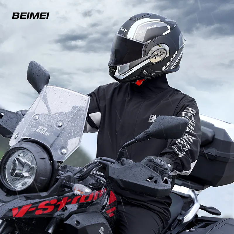 Imperméable pour hommes ou femmes à prix d'usine avec pantalon pour les motocyclistes Veste de pluie Imperméable Camping Outdoor Suit