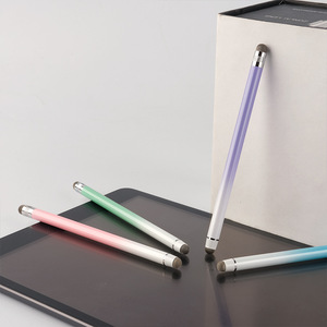 2 em 1 Caneta de Toque Série Disco Otário Capacidade Stylus caneta de Toque da Caneta Para O Telefone