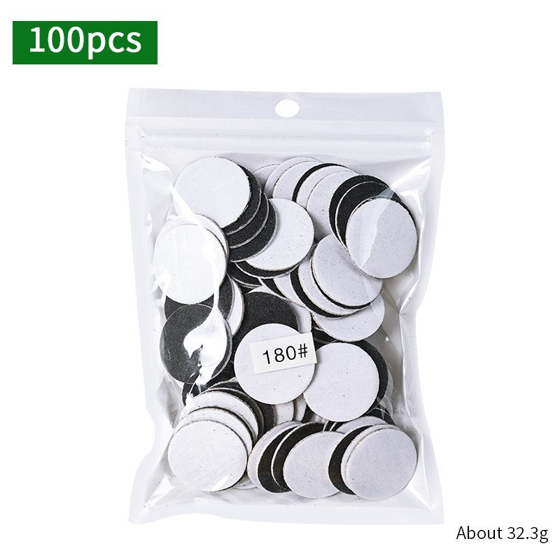 Discos de arena de 25 mm 100 piezas/paquete 180#arena fina