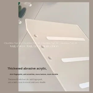 牛皮纸指甲样本书，带环形活页夹，沙龙和家庭美甲样品组织展示的可拆卸凝胶色图
