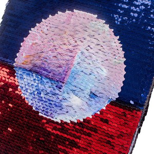 Taccuino personalizzato con paillettes per ragazze con copertina in paillettes glitter con fantasia - Product Image 4