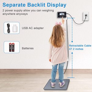Xách tay 200kg/440lb điện tử Quy mô bưu kiện lớn nền tảng kỹ thuật số LCD Trọng lượng cân bằng ABS pin 100kg đo lường Bưu Chính - Product Image 5