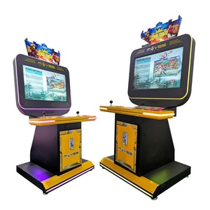32 inç Lcd ekran sikke işletilen dövüş Arcade iki oyuncu dövüş oyunları donanım kutusu boks Fighter kral konsolu - Product Image 5