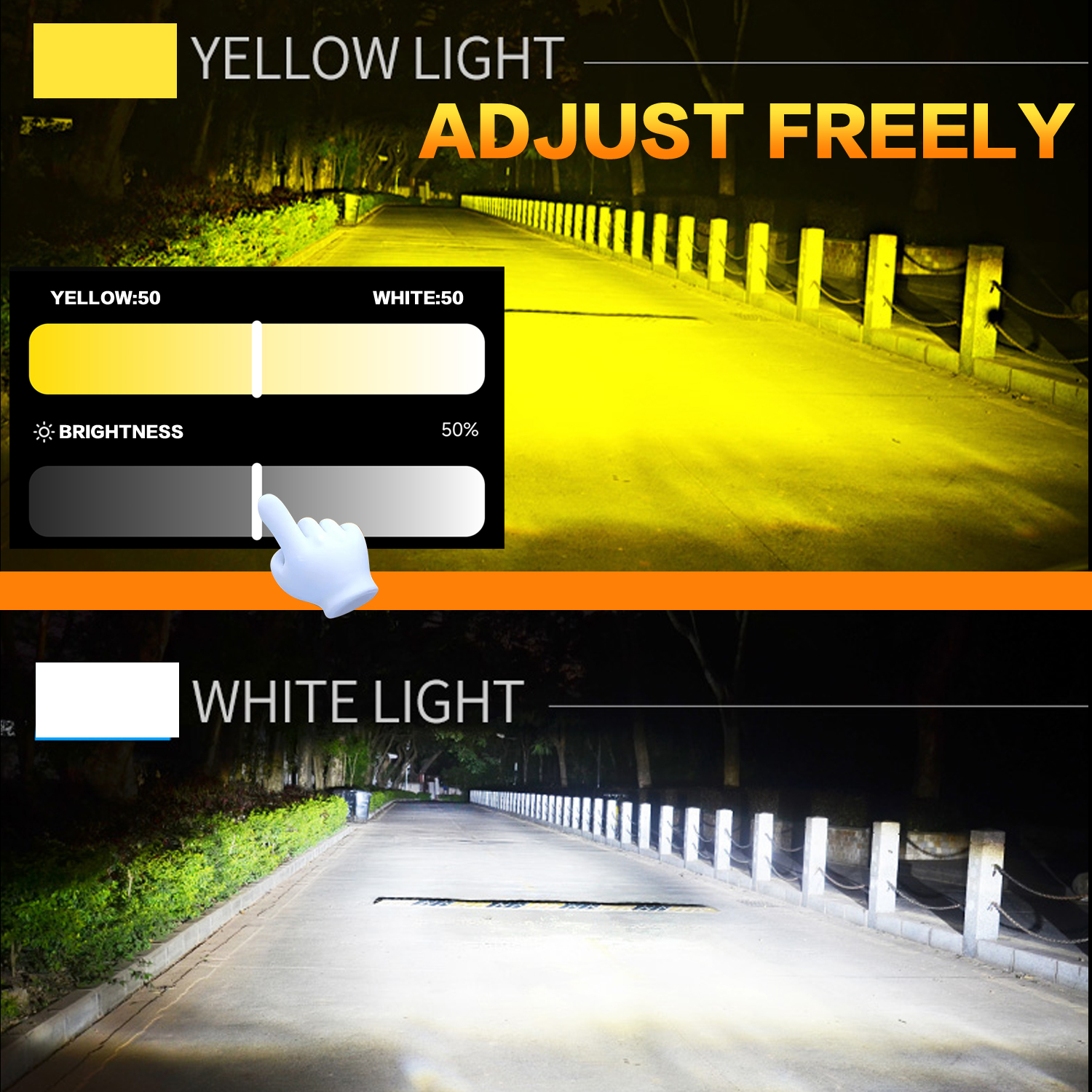 Yellow-white