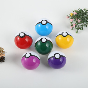 5cm PVC Pokemoned Ball with Pikachu Psyduck Eevee Figures Good Quality Japanese Cartoon Anime Toy for Kids <strong>Inside</strong> Gift - Product Image 5