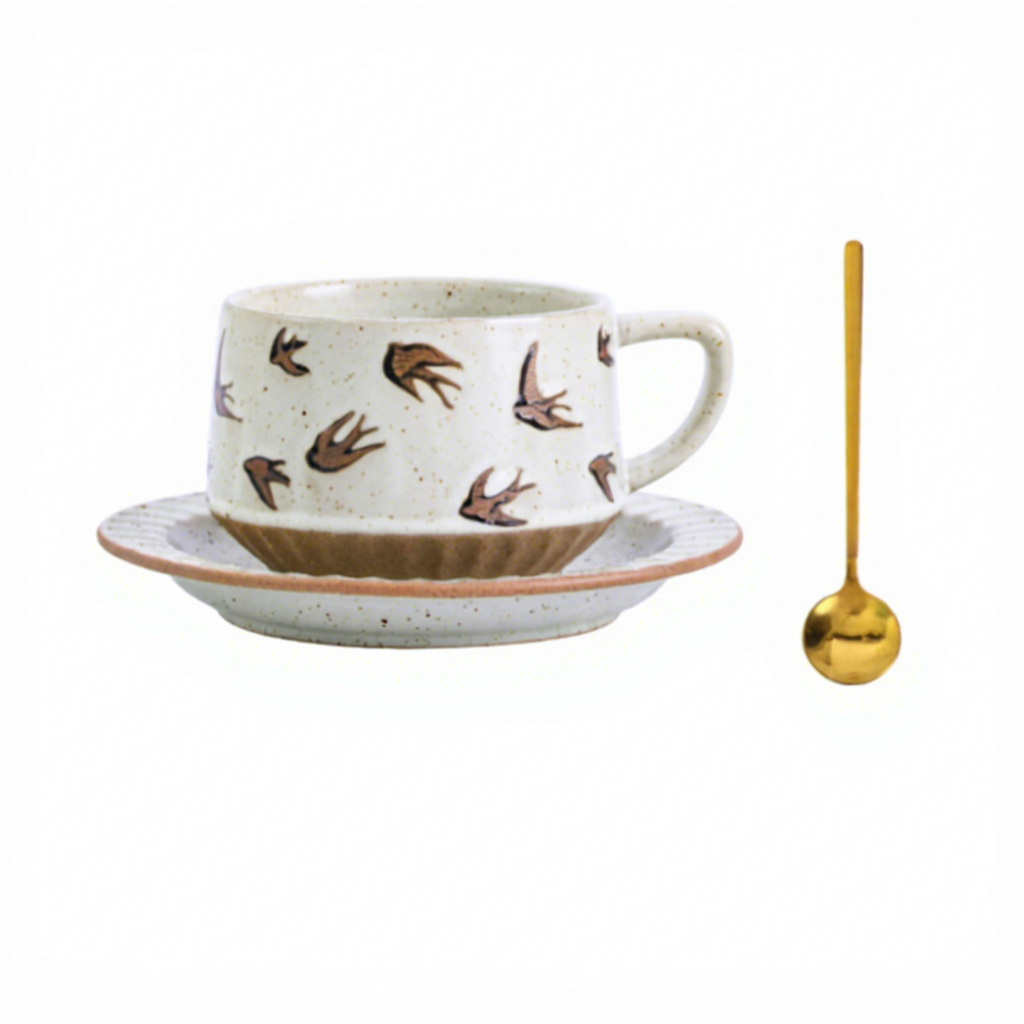 Hirondelle (avec cuillère) blanche