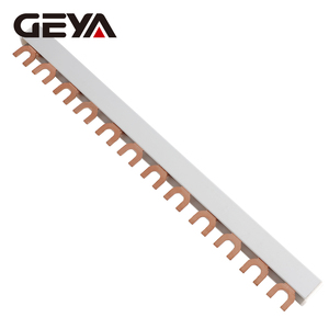 GEYA 1P 2P 3P <strong>4P</strong> Pin 63A <strong>U</strong> <strong>Type</strong> Fork <strong>Type</strong> Mcb Electric Copper <strong>Busbar</strong> for Distribution Box Mounting - Product Image 5