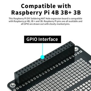 3B +/4B GPIO genişletme kartı ahududu Pi DIY lehimleme delik makinesi için SMD programcı ile deney aksesuarı