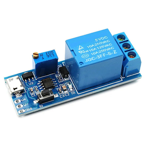 Smart Electronics 5V-30V Micro USB Power Adjustable <strong>Delay</strong> Relay Timer Control Module Trigger <strong>Delay</strong> Switch - Product Image 1