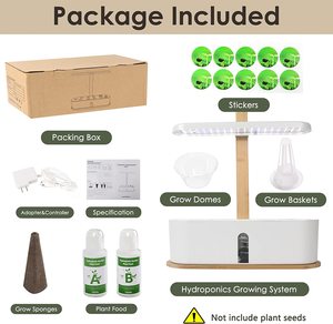Ukiok ชุดระบบปลูกพืชไฮโดรโปนิกส์10ฝักพร้อมไฟ LED - Product Image 4