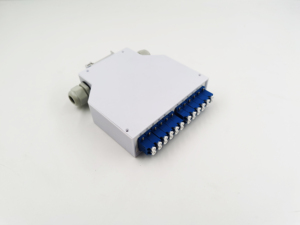 DIN导轨塑料光纤接线盒8 12 24芯端口室内安装FTTH FTTX网络配电配线架 - Product Image 4