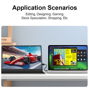 Smart Phone Screen Extender 15.6 Inch Gaming Portable <strong>Monitor</strong> <strong>with</strong> 1080P IPS Laptop Screen Extender Dual <strong>Monitor</strong> for <strong>Computer</strong>
