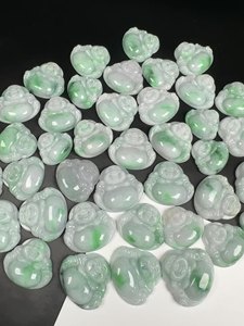 Random Size Buckle <strong>Jade</strong> Buddha Pendant - Product Image 4