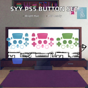 Hohe Qualität für PS5-Controller-Spielzubehör Vollständige Tasten für PS5-Controller Wireless Play New Plastic Shell Case - Product Image 3