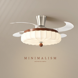 42 inch hiện đại quạt trần ánh sáng điều khiển từ xa có thể thu vào đèn LED DC pha lê bướm nhà định hướng phòng khách điện - Product Image 4