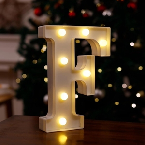 Hstyle Light up Marquee Letter <strong>A</strong>-Z LED Lights Free <strong>Combination</strong> Suitable for <strong>a</strong> Variety of Scene Decoration Sign Lights H0009 - Product Image 1