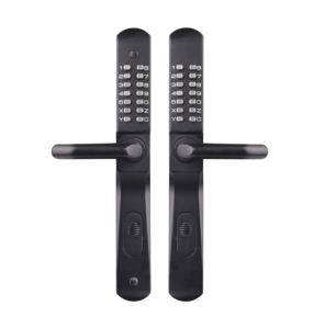 Outside Narrow Aluminum Door <strong>Lock</strong> 14 <strong>Keys</strong> Push Button Passcode Waterproof Antifreezing Mechanical <strong>Lock</strong> - Product Image 1