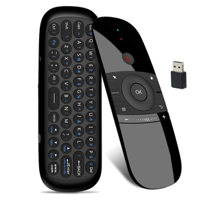 W1 Flying Mouse Double Sided Sensing Infrared Learning Flying Mouse Mini <strong>Keyboard</strong> and Mouse 2.4G Wireless Remote <strong>Control</strong> for Tv - Product Image 1