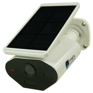Cámara de red IP alimentada por panel solar privado para teléfono móvil con tarjeta SD WiFi con función Google Home Alexa para seguridad del hogar - Product Image 1