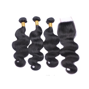 3 demetleri ve frontal kulak kulağa doğal saç çizgisi 13*4 ipek dantel frontal, 5 adet insan saçı doku/toplu - Product Image 1