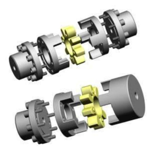 Metal Rotex Type GR / GE <strong>Flexible</strong> Shaft <strong>Coupling</strong> with <strong>PU</strong> or Rubber Spider Elastic Element Jaw <strong>Couplings</strong>