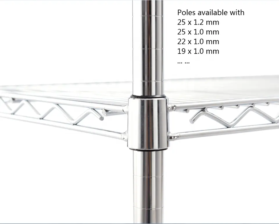 180x120x45 cm Home Premium 6 livelli scaffale per scaffalature metalliche per magazzino con laminazione regolabile