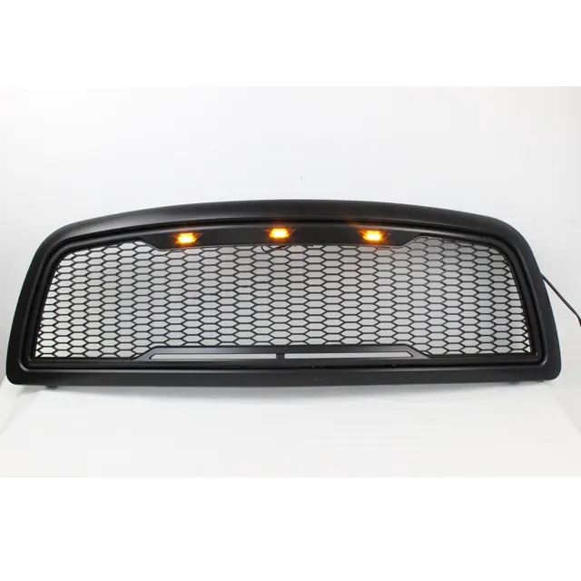 Car Accessories Pickup Trucks Front stoßstange Grille mit LED licht raptor stil gitter For DODGE Ram 1500 2009-2012