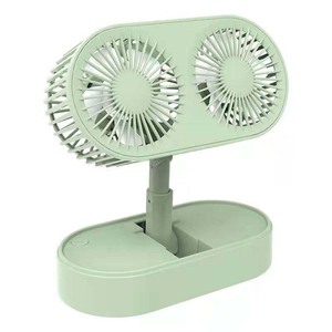 デュアルヘッドUSBミニデスクトップファン - Product Image 2