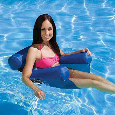 Silla flotante para adulto, azul - 130x80 cm