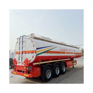 סין <span class=keywords><strong>45000l</strong></span> 45 cbm 3 סרנים מכלית מים חצי טריילר מיכל מיכל מטען סולר מיכל דלק מיכל דלק חצי טריילר