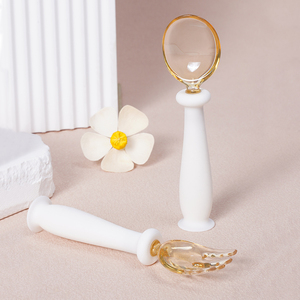 Biểu tượng tùy chỉnh Silicone bé muỗng và nĩa đặt trẻ em dao kéo với logo bao gồm dĩa và thìa - Product Image 3