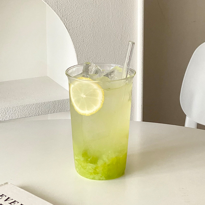 Paille droite transparente de 500 ml