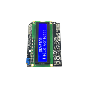 OKY4004 LCD-Tastatur abschirmung LCD1602 LCD 1602 Modul anzeige Blauer Bildschirm
