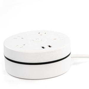 American Standard Custom Multi Plug Desk Outlets 4-Way <strong>Multiple</strong> Extension Socket 4-Outlet Surge Protector <strong>Power</strong> Strip for Laptop - Product Image 2