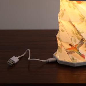 Mini <span class=keywords><strong>LED</strong></span> có thể sạc lại xoay mô hình redbreast HDPE gấp ánh sáng ban đêm-Có thể tái chế handmade Quà tặng khuyến mãi đám cưới sự kiện - Product Image 4