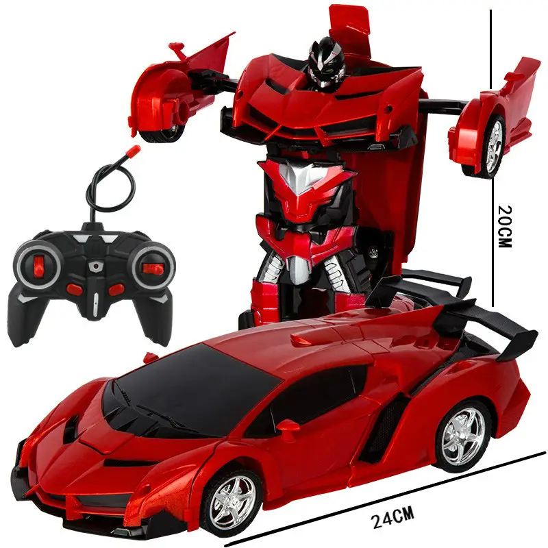 En çok satan ucuz deformasyon araba popüler tek tıklama deformasyon robot uzaktan kumanda araba çocuk oyuncak arabalar