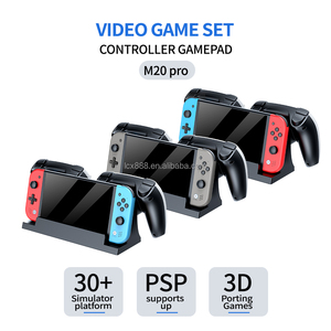 M20 128GBハンドヘルドゲームコンソール7インチIPSスクリーンポータブルビデオゲームプレーヤーEmuELECシステムPSP用3Dクラシックゲーム