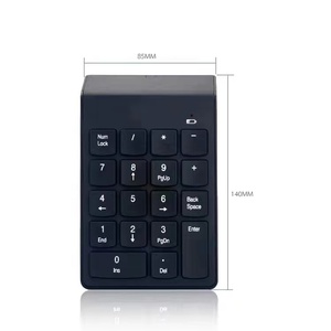 Tragbare drahtlose 2,4-G-Zifferntastatur Tragbare kleine 2,4-GHz-18-Tasten-WLAN-Zifferntastatur - Product Image 6