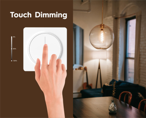 Tuya ZigBee Smart Home Rotations dimmer mit Timer Voice App Remote-Funktion Funktioniert Google Home EU Smart Switch Dimmer Timer - Product Image 3