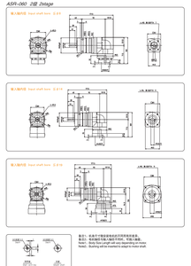 Beitto Ratio 3-100 Serie ALR Reductor de velocidad industrial personalizable para servomotor Reductor de velocidad industrial Caja de cambios planetaria - Product Image 3