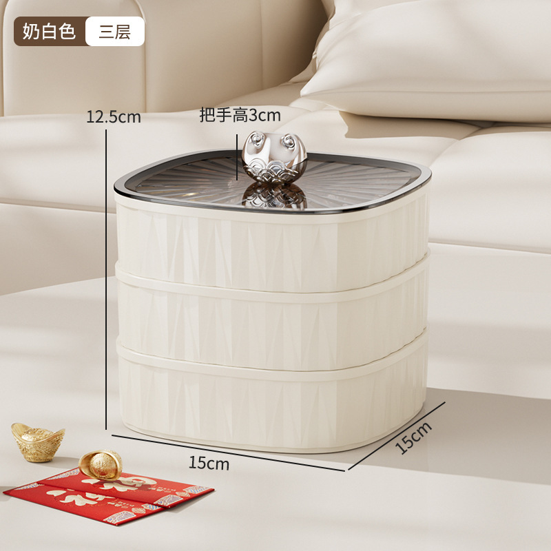 Milky white 3 layers